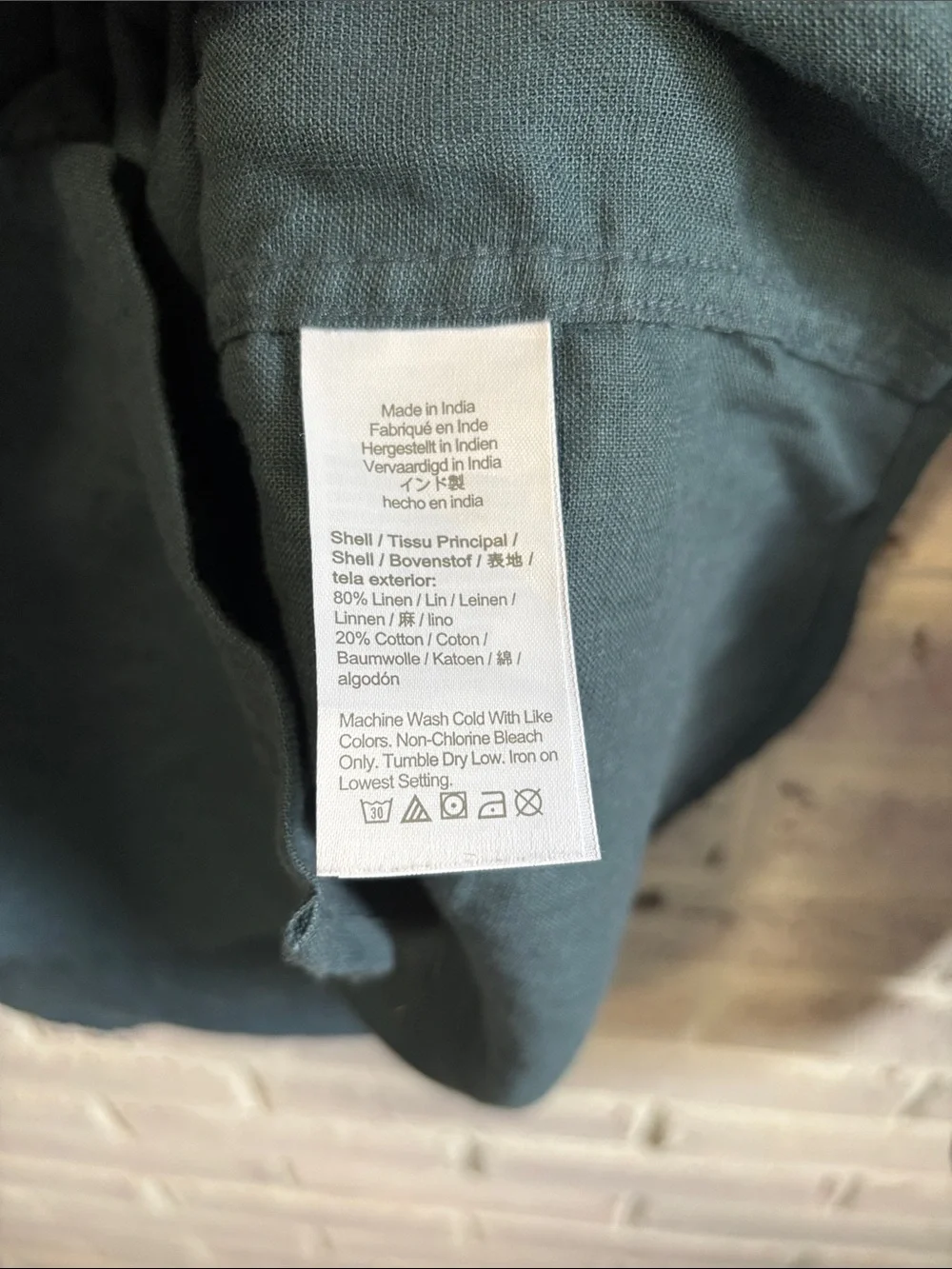 J. Crew Men's Linen Blend Button-Down Shirt Size Large
